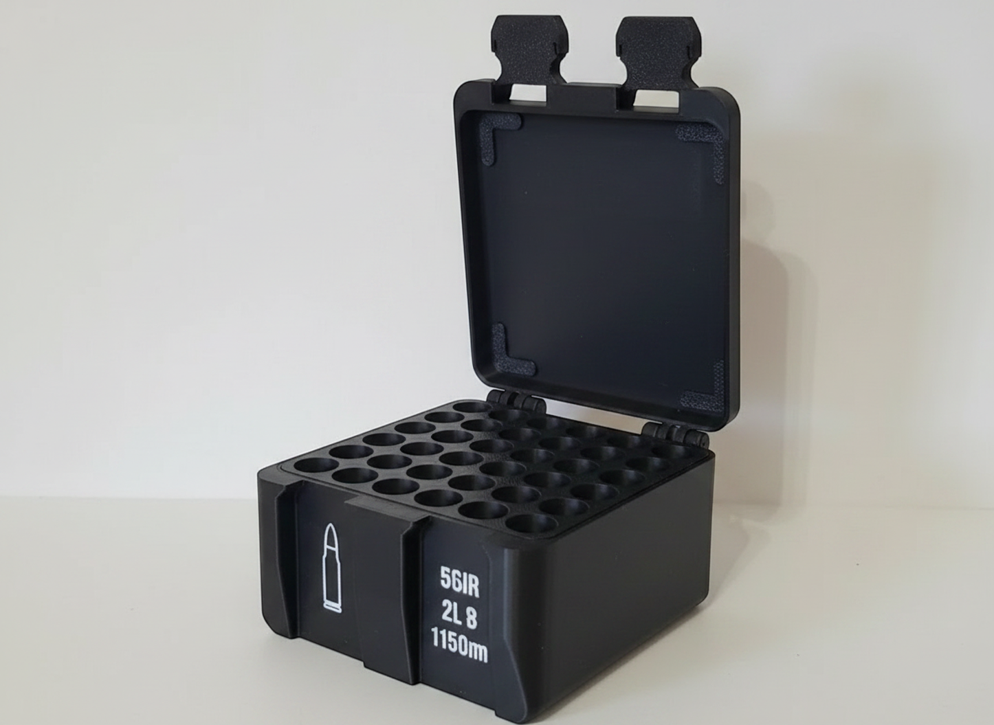 Filamelt Munitionsbox / 410 GA / 'Klappdeckel' / Patronenbox, Ammo Box - 3D-Druck aus dem Westerwald