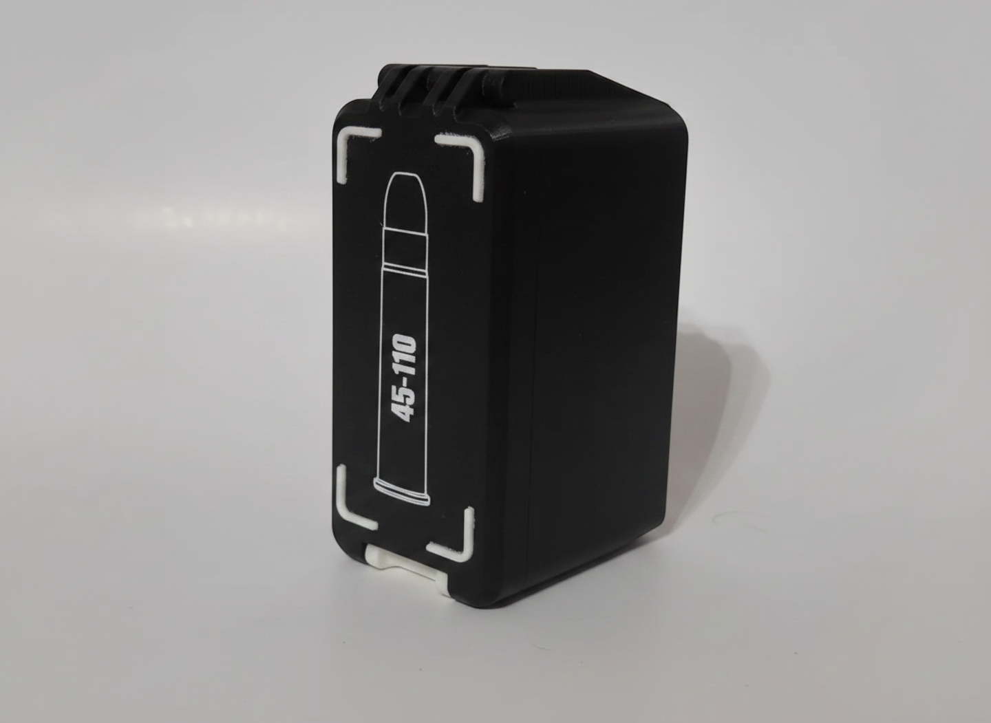 Filamelt Munitionsbox / 45-110 / 'Klappdeckel' / Patronenbox, Ammo Box - 3D-Druck aus dem Westerwald