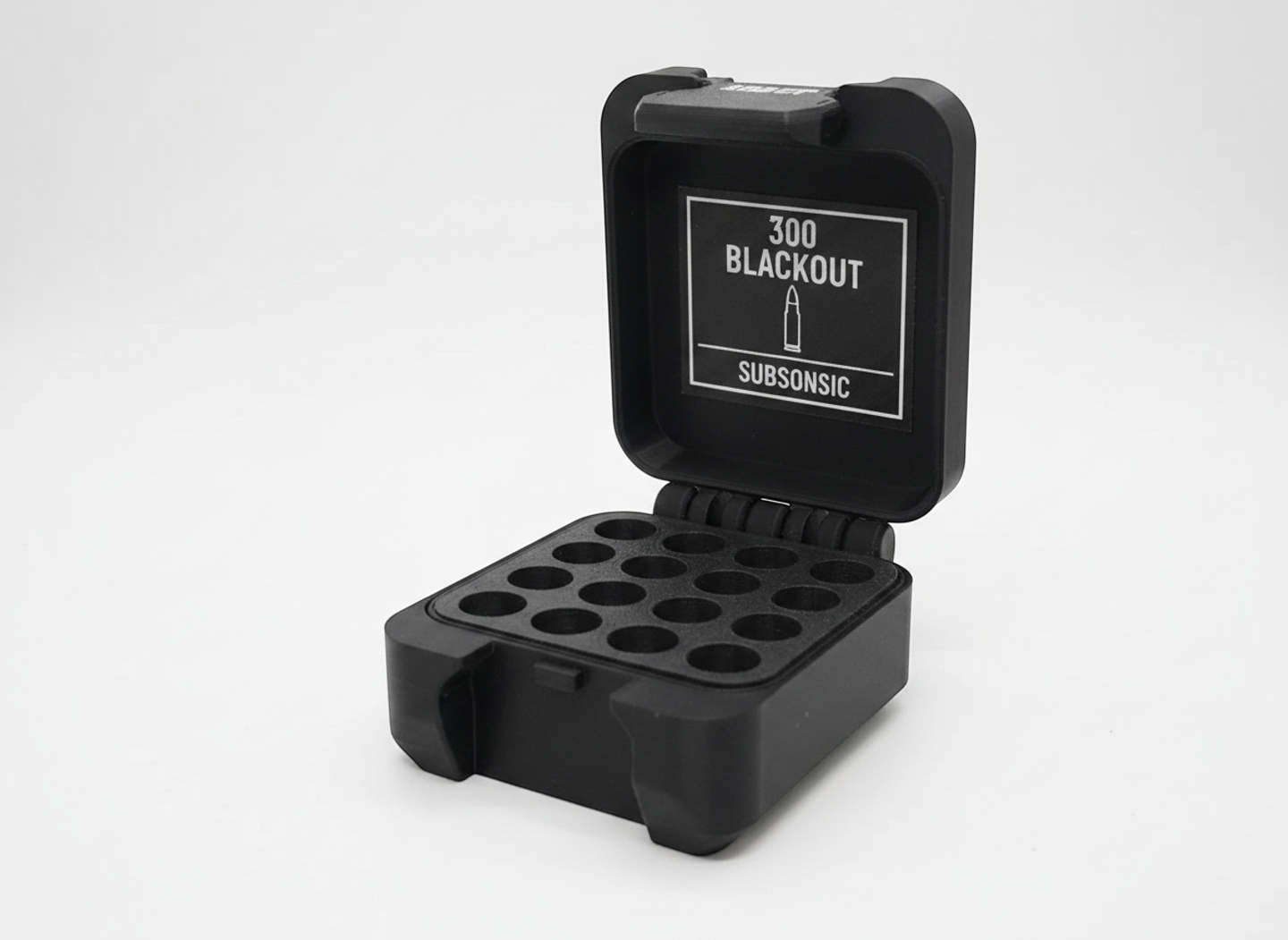 Filamelt Munitionsbox / .45 ACP (Automatic Colt Pistol) / 'Klappdeckel' / Patronenbox, Ammo Box - 3D-Druck aus dem Westerwald