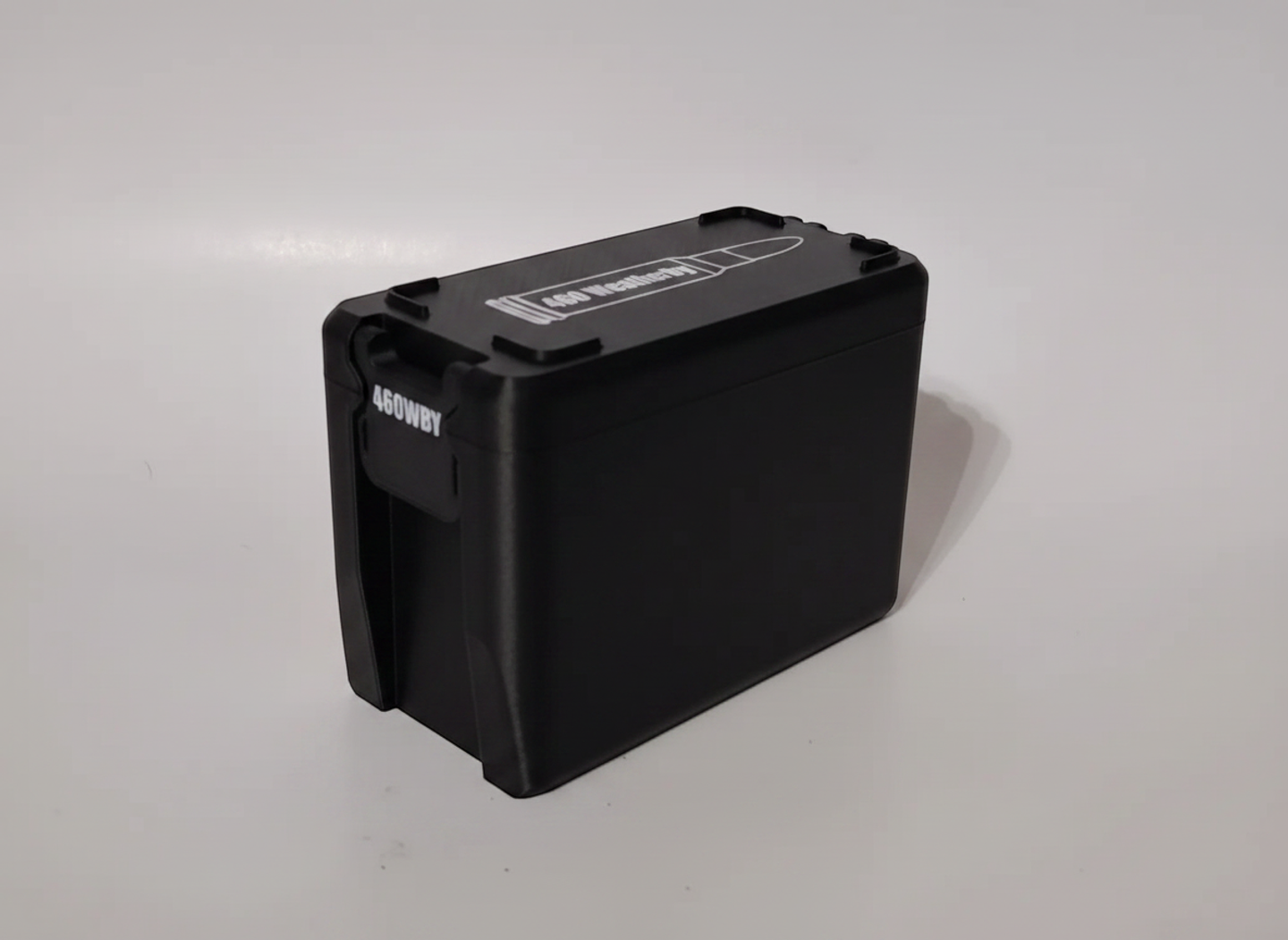 Filamelt Munitionsbox / 460 Weatherby / 'Klappdeckel' / Patronenbox, Ammo Box - 3D-Druck aus dem Westerwald
