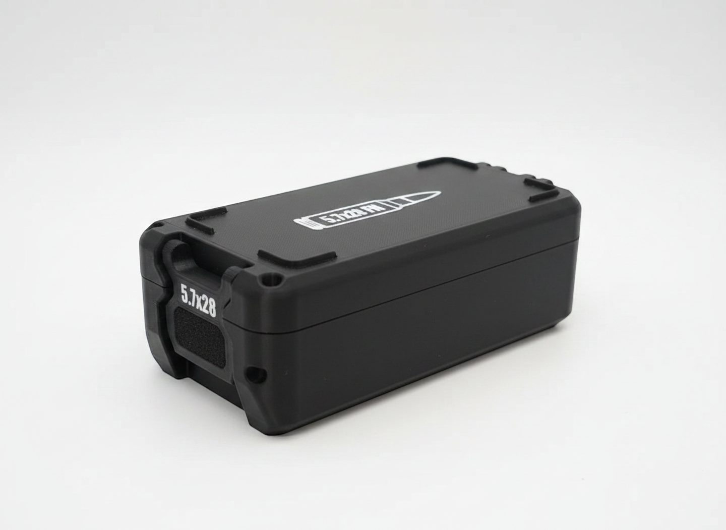 Filamelt Munitionsbox / 5.7x28 / 'Klappdeckel' / Patronenbox, Ammo Box - 3D-Druck aus dem Westerwald