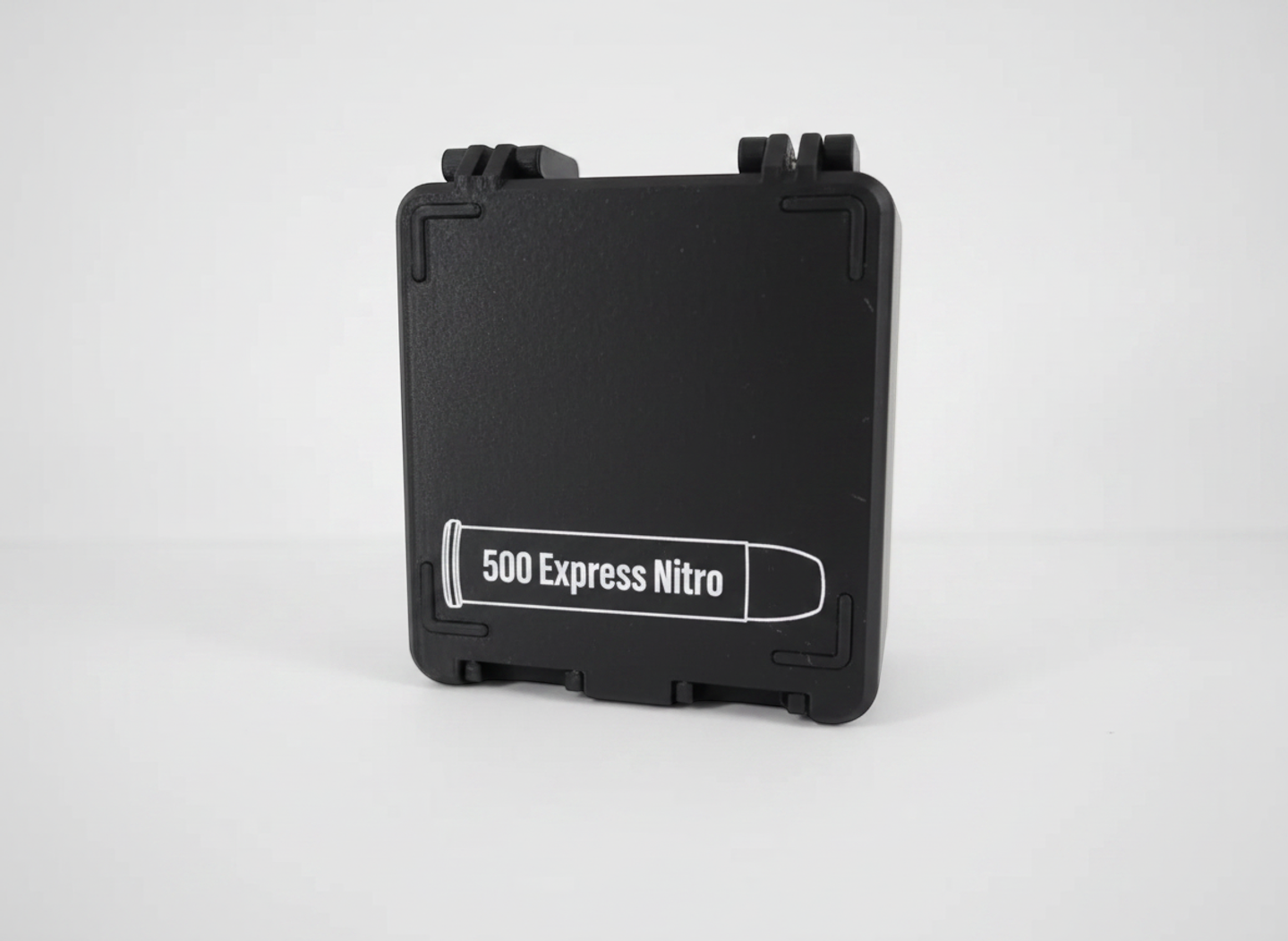 Filamelt Munitionsbox / 500 Nitro Express / 'Klappdeckel' / Patronenbox, Ammo Box - 3D-Druck aus dem Westerwald