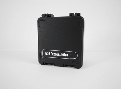 Filamelt Munitionsbox / 500 Nitro Express / 'Klappdeckel' / Patronenbox, Ammo Box - 3D-Druck aus dem Westerwald