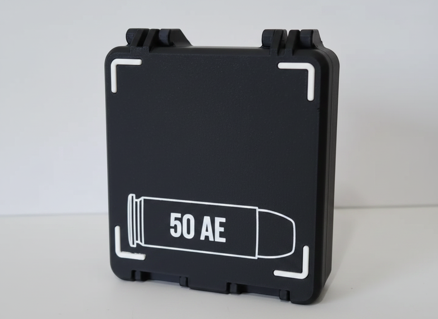 Filamelt Munitionsbox / 50 AE / 'Klappdeckel' / Patronenbox, Ammo Box - 3D-Druck aus dem Westerwald