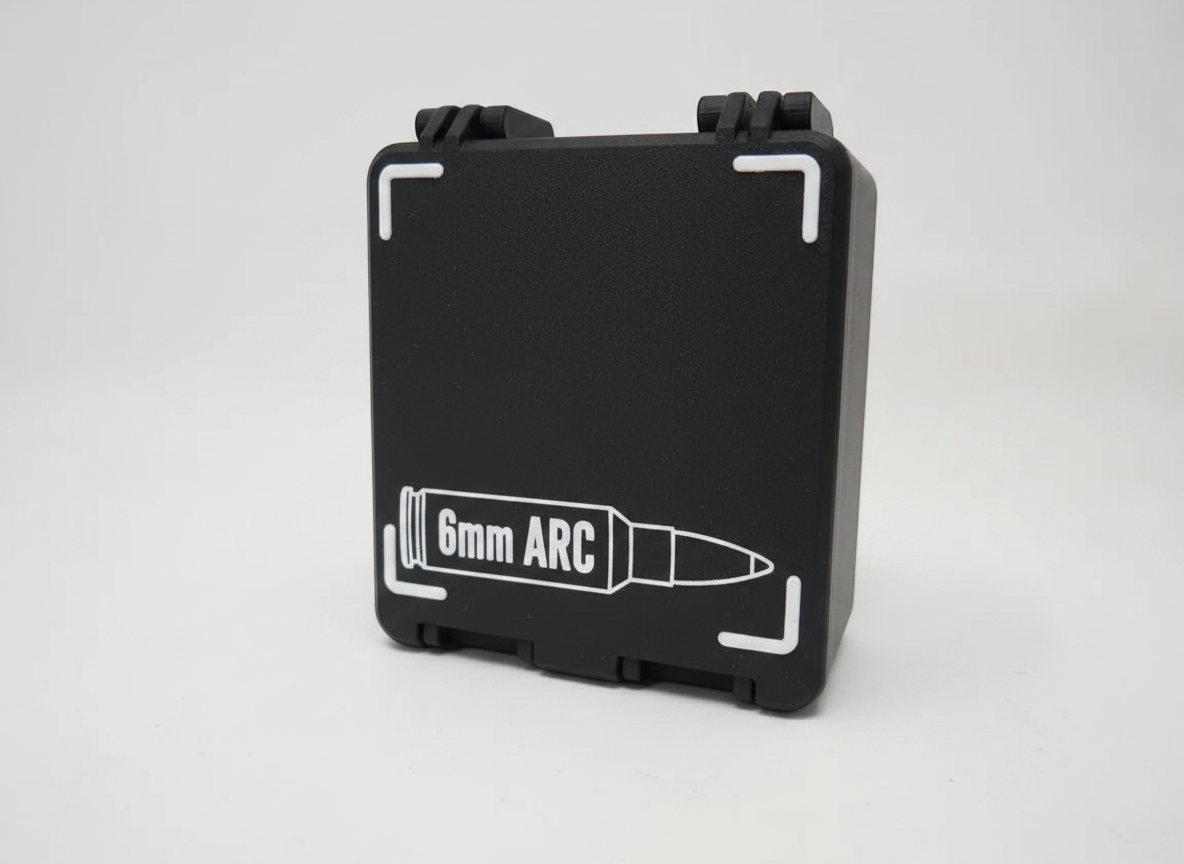 Filamelt Munitionsbox / 6mm ARC / 'Klappdeckel' / Patronenbox, Ammo Box - 3D-Druck aus dem Westerwald