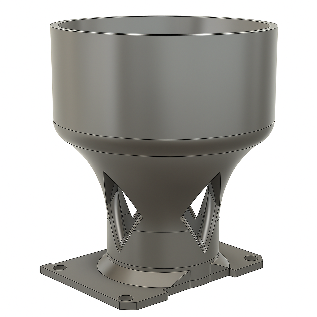 HT-X3005 / HT-X3006 Chronometer Halter - AirJoe Schalldämpfer (Ø 50,3 mm) - 3D-Druck aus dem Westerwald