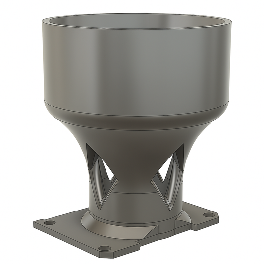 HT-X3005 / HT-X3006 Chronometer Halter - AirJoe Schalldämpfer (Ø 50,3 mm) - 3D-Druck aus dem Westerwald