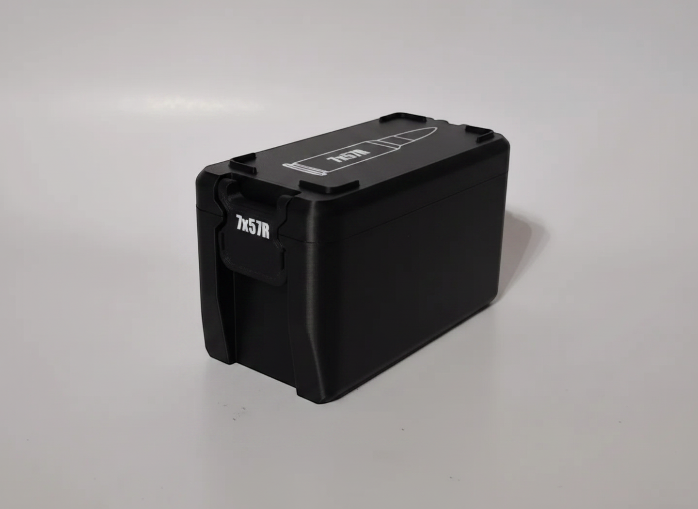 Filamelt Munitionsbox / 7x57R / 'Klappdeckel' / Patronenbox, Ammo Box - 3D-Druck aus dem Westerwald