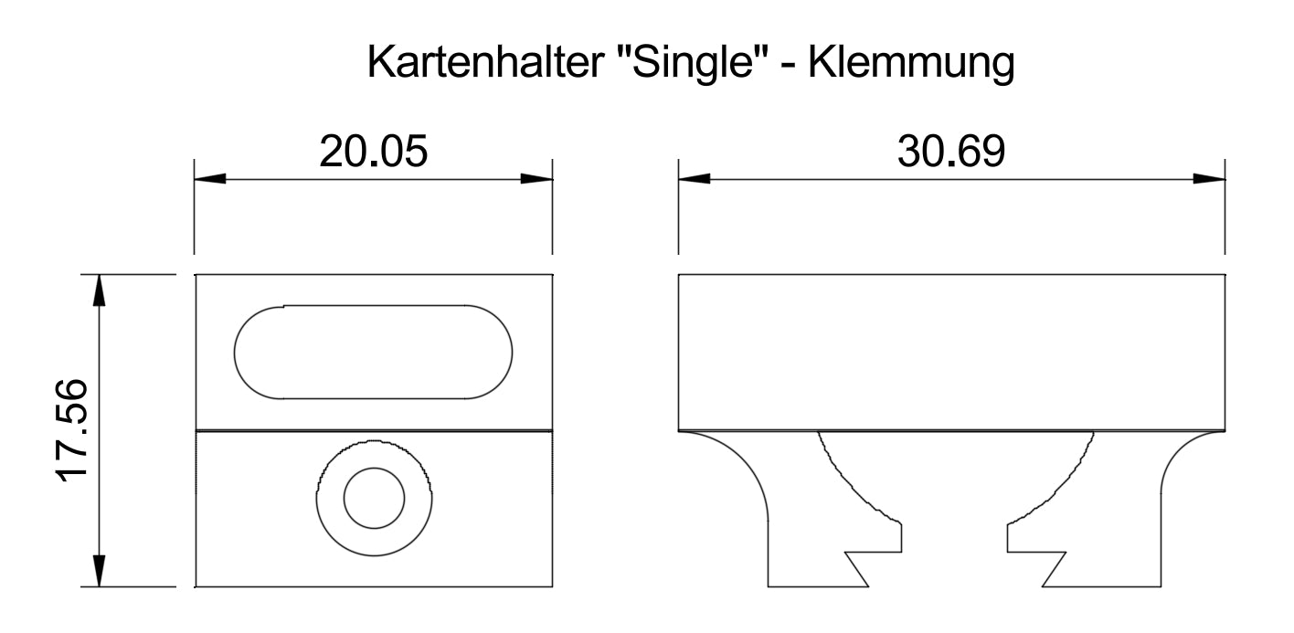 AEA HP Max MK2 - Kartenhalter / Begrenzungskartenhalter / Card-Holder / Bintac T9 - 3D-Druck aus dem Westerwald