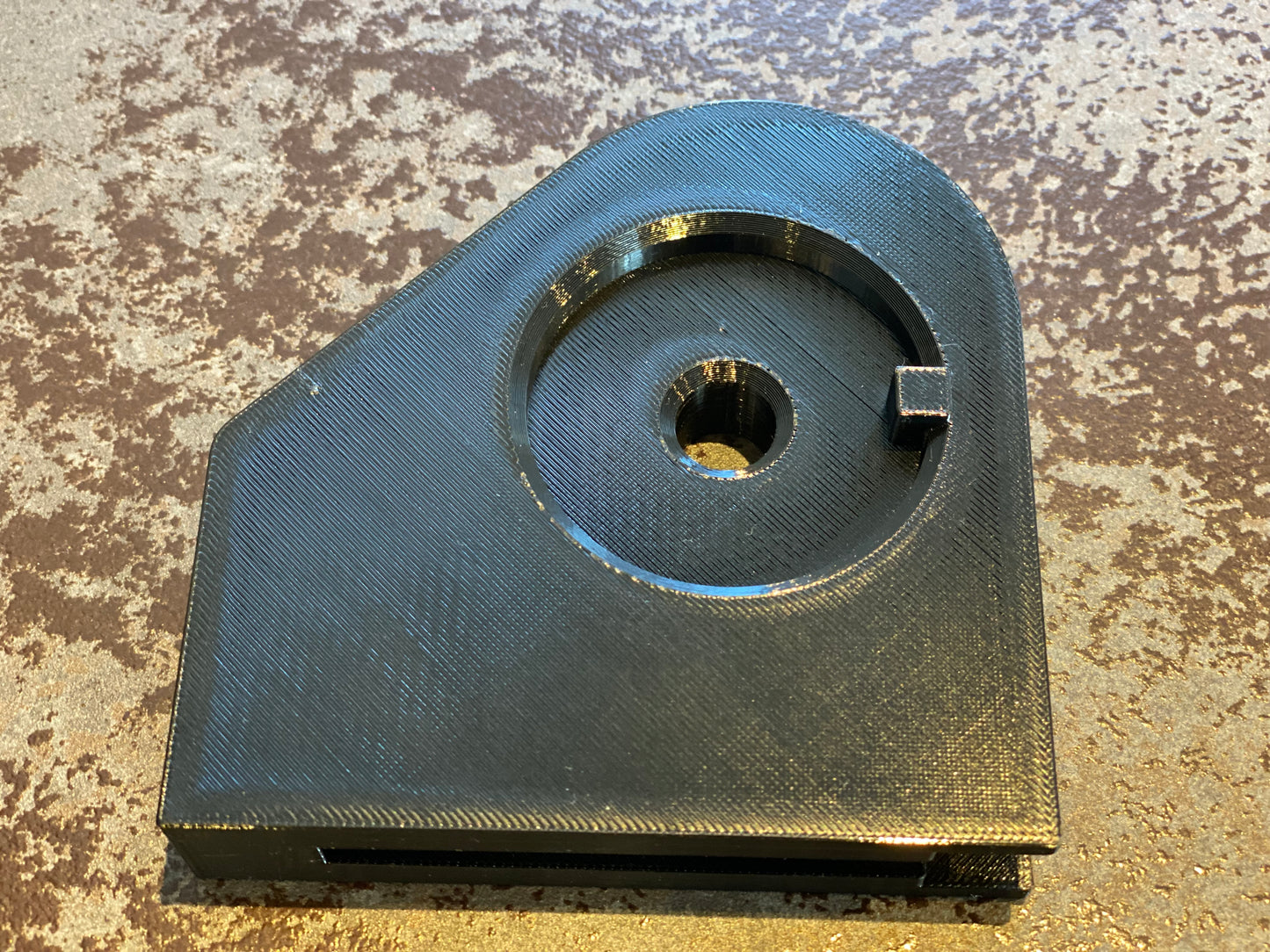 Buggyrad-Halter Professional für Qeridoo Kidgoo & Sportrex Anhänger - Rechts - 3D-Druck aus dem Westerwald