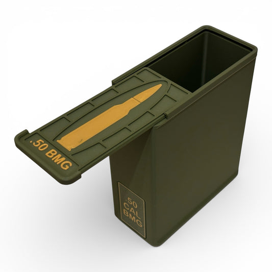 Coconut Innovations Munitionsbox / .50 BMG / ‘Schiebedeckel’  / Patronenbox, Ammo Box - 3D-Druck aus dem Westerwald