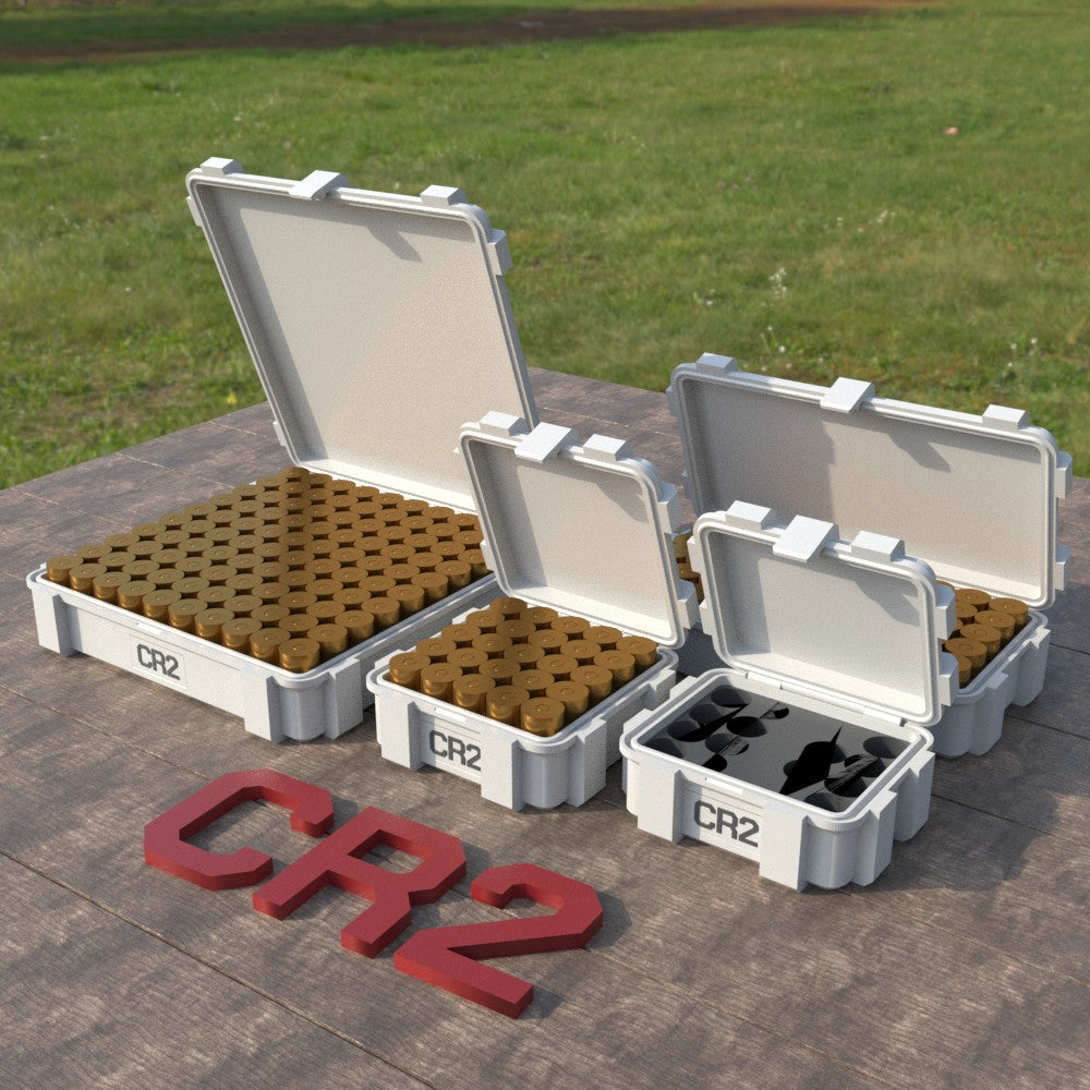 Filamelt CR2 Batteriebox "Klappdeckel" – für 20 / 25 / 50 / 100 Batterien - 3D-Druck aus dem Westerwald