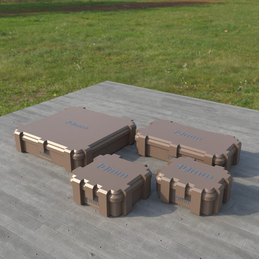 Filamelt Munitionsbox / 10mm Auto / ‘Klappdeckel’  / Patronenbox, Ammo Box - 3D-Druck aus dem Westerwald