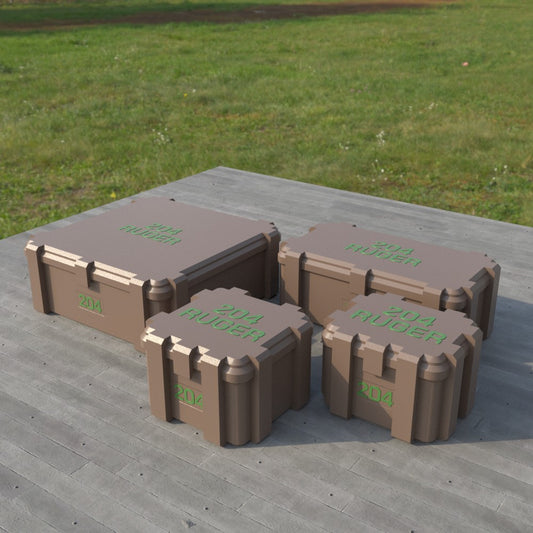 Filamelt Munitionsbox / .204 Ruger / ‘Klappdeckel’  / Patronenbox, Ammo Box - 3D-Druck aus dem Westerwald