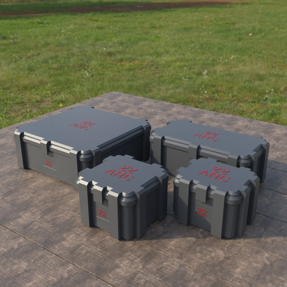 Filamelt Munitionsbox / .22 ARC / ‘Klappdeckel’  / Patronenbox, Ammo Box - 3D-Druck aus dem Westerwald