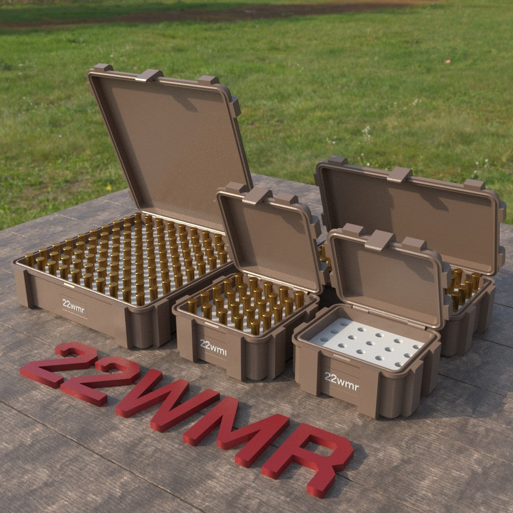 Filamelt Munitionsbox / .22 WMR / ‘Klappdeckel’  / Patronenbox, Ammo Box - 3D-Druck aus dem Westerwald