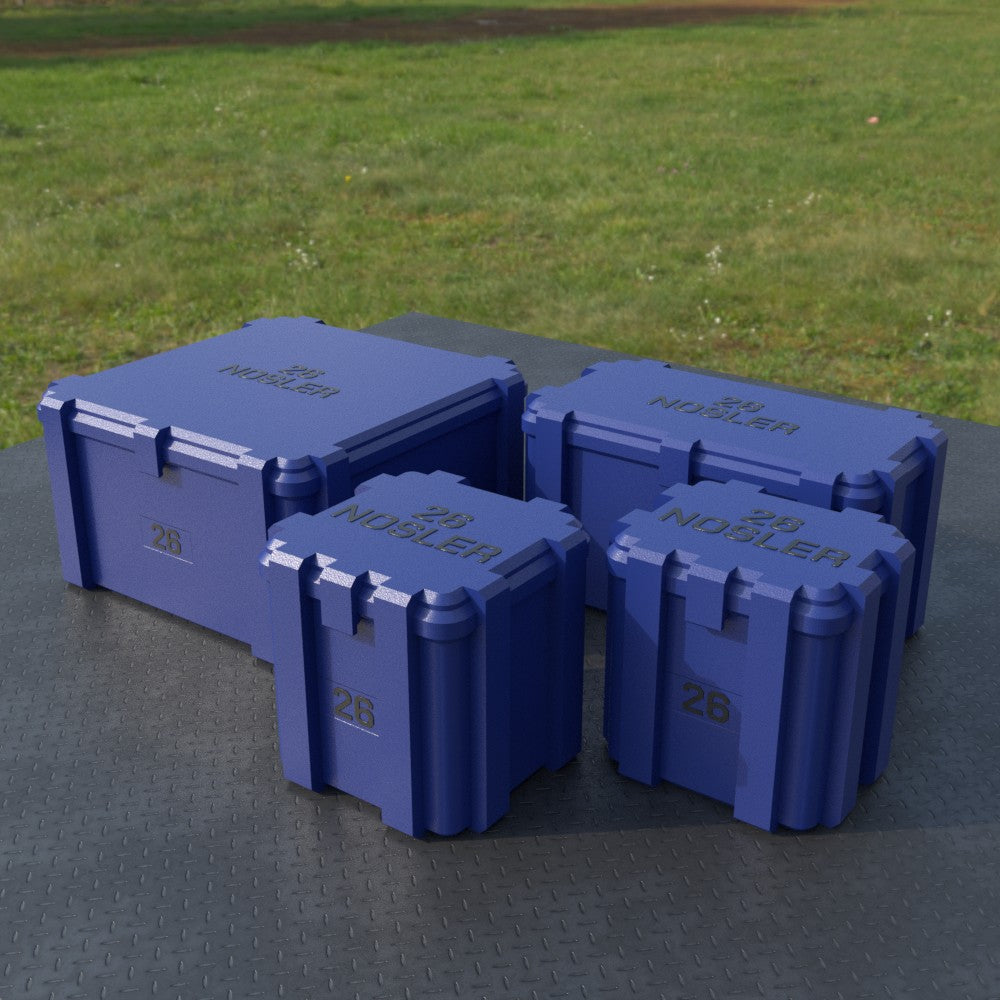 Filamelt Munitionsbox / .26 Nosler / ‘Klappdeckel’  / Patronenbox, Ammo Box - 3D-Druck aus dem Westerwald