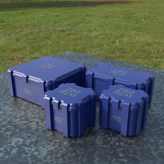 Filamelt Munitionsbox / .260 Remington / ‘Klappdeckel’  / Patronenbox, Ammo Box - 3D-Druck aus dem Westerwald