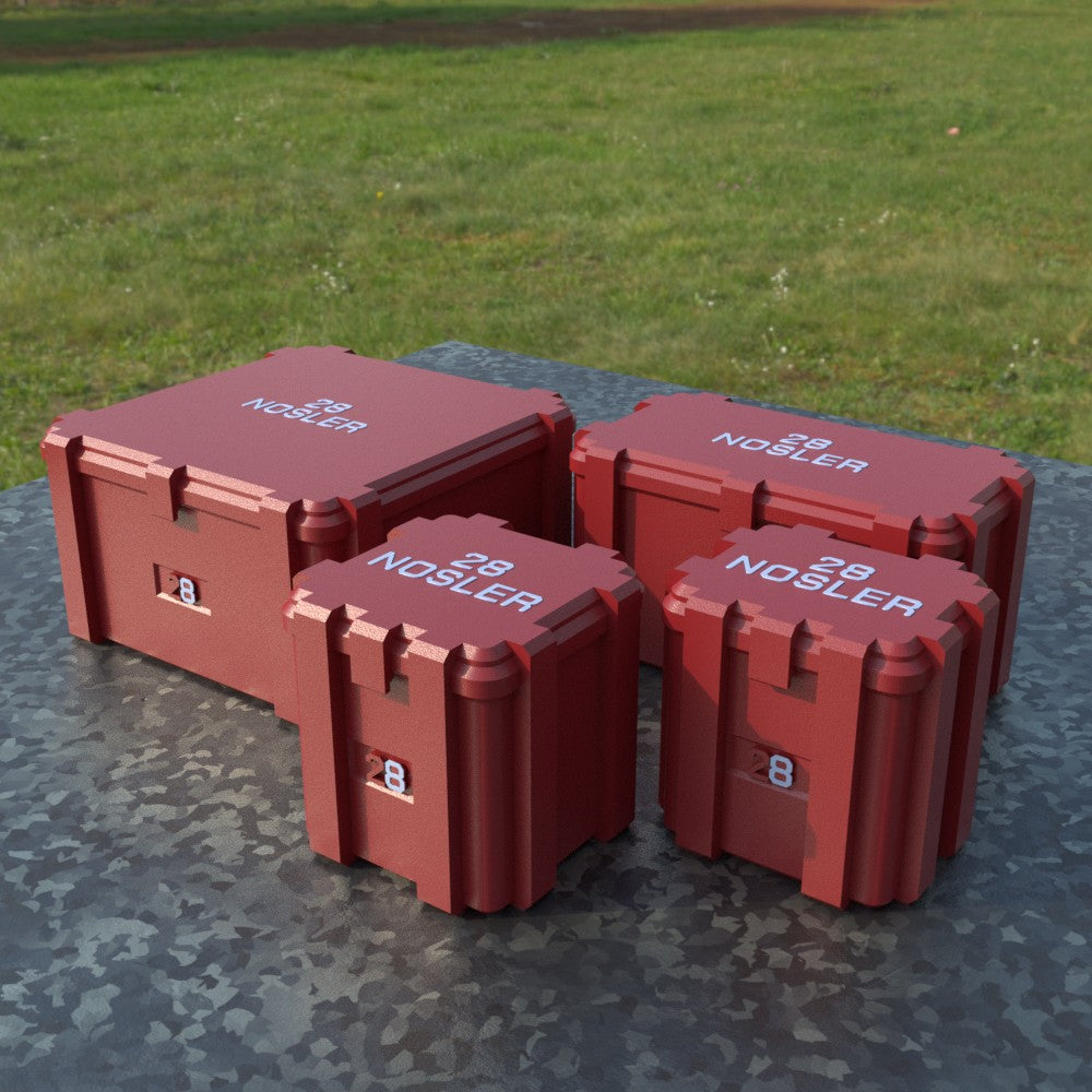 Filamelt Munitionsbox / .28 Nosler / ‘Klappdeckel’  / Patronenbox, Ammo Box - 3D-Druck aus dem Westerwald