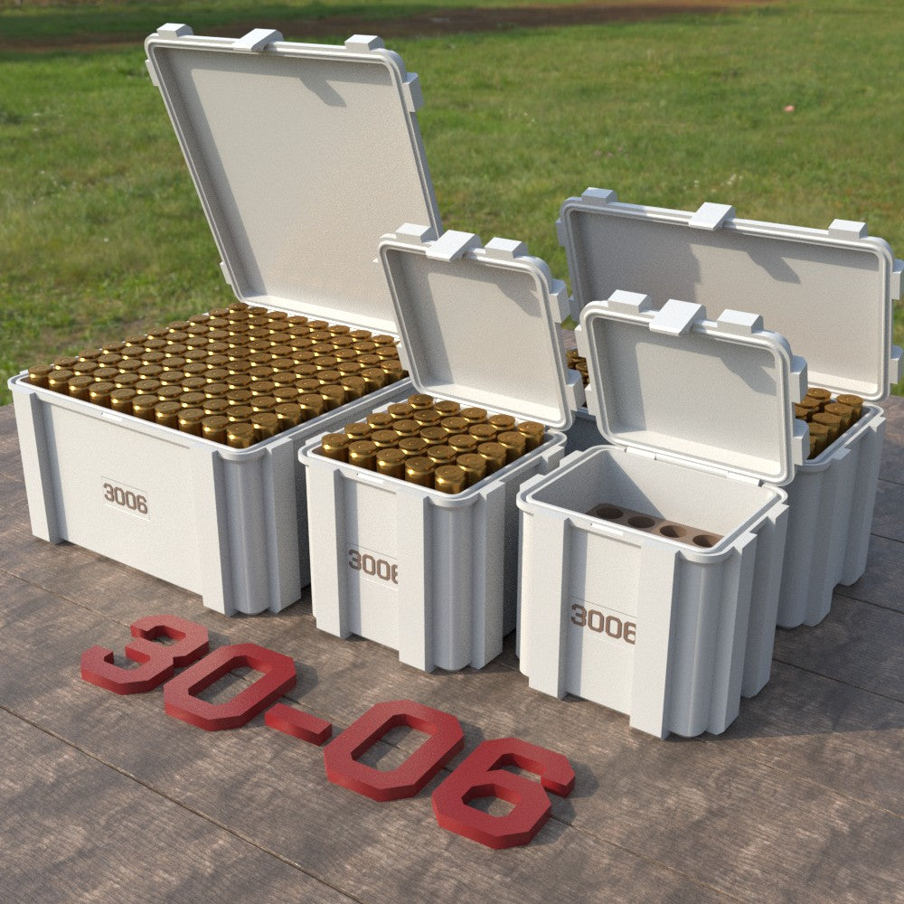 Filamelt Munitionsbox / .30-06 / ‘Klappdeckel’  / Patronenbox, Ammo Box - 3D-Druck aus dem Westerwald