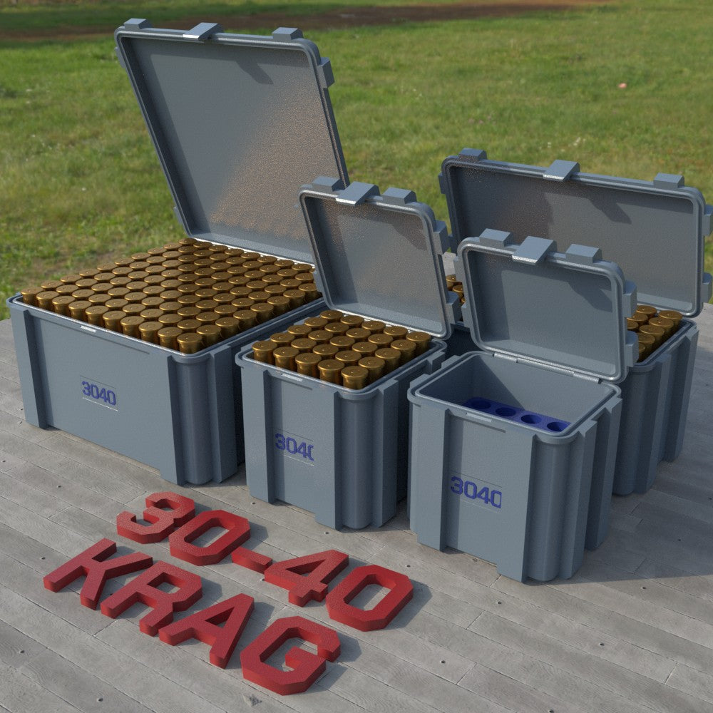 Filamelt Munitionsbox / .30-40 Krag / ‘Klappdeckel’  / Patronenbox, Ammo Box - 3D-Druck aus dem Westerwald