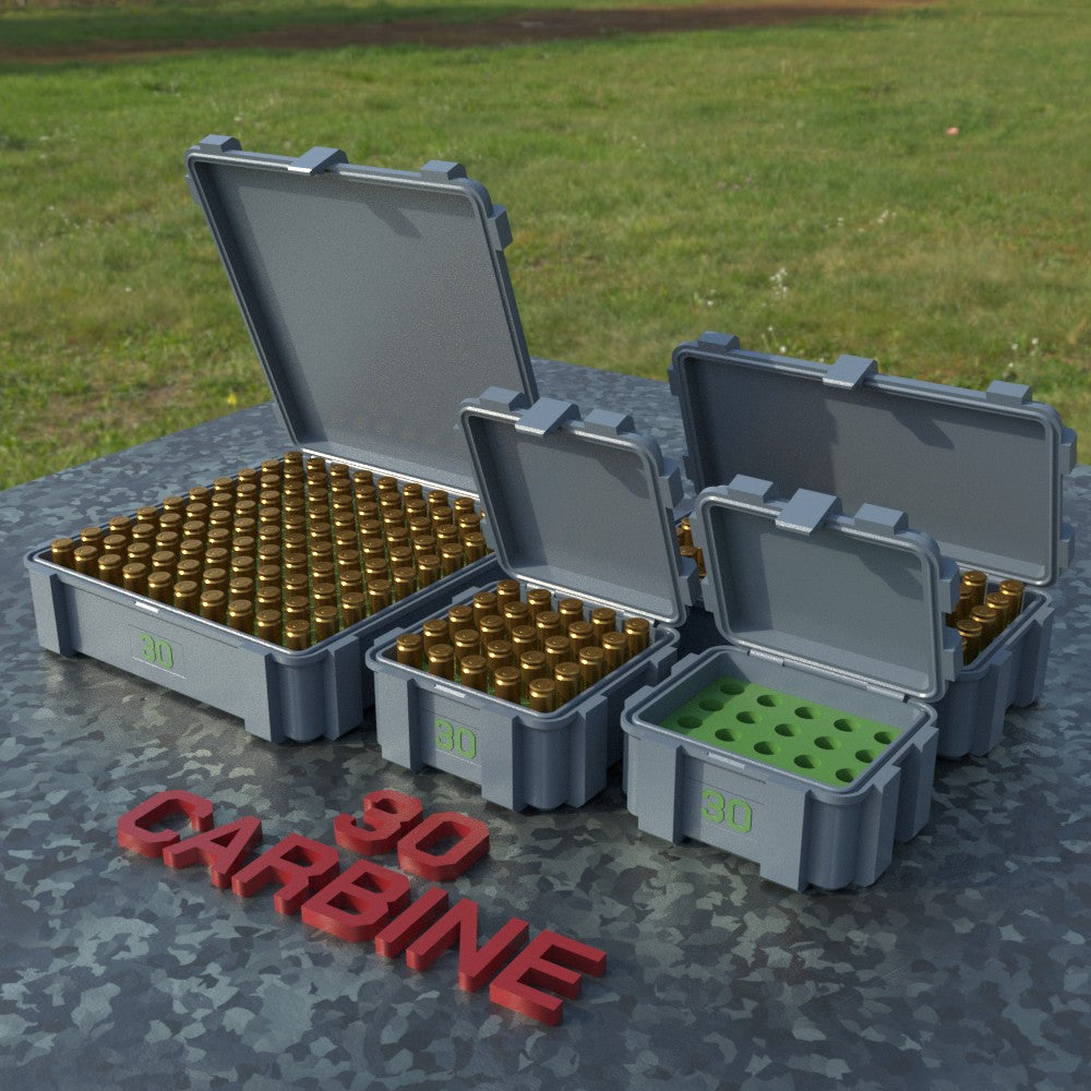 Filamelt Munitionsbox / .30 Carbine / ‘Klappdeckel’  / Patronenbox, Ammo Box - 3D-Druck aus dem Westerwald