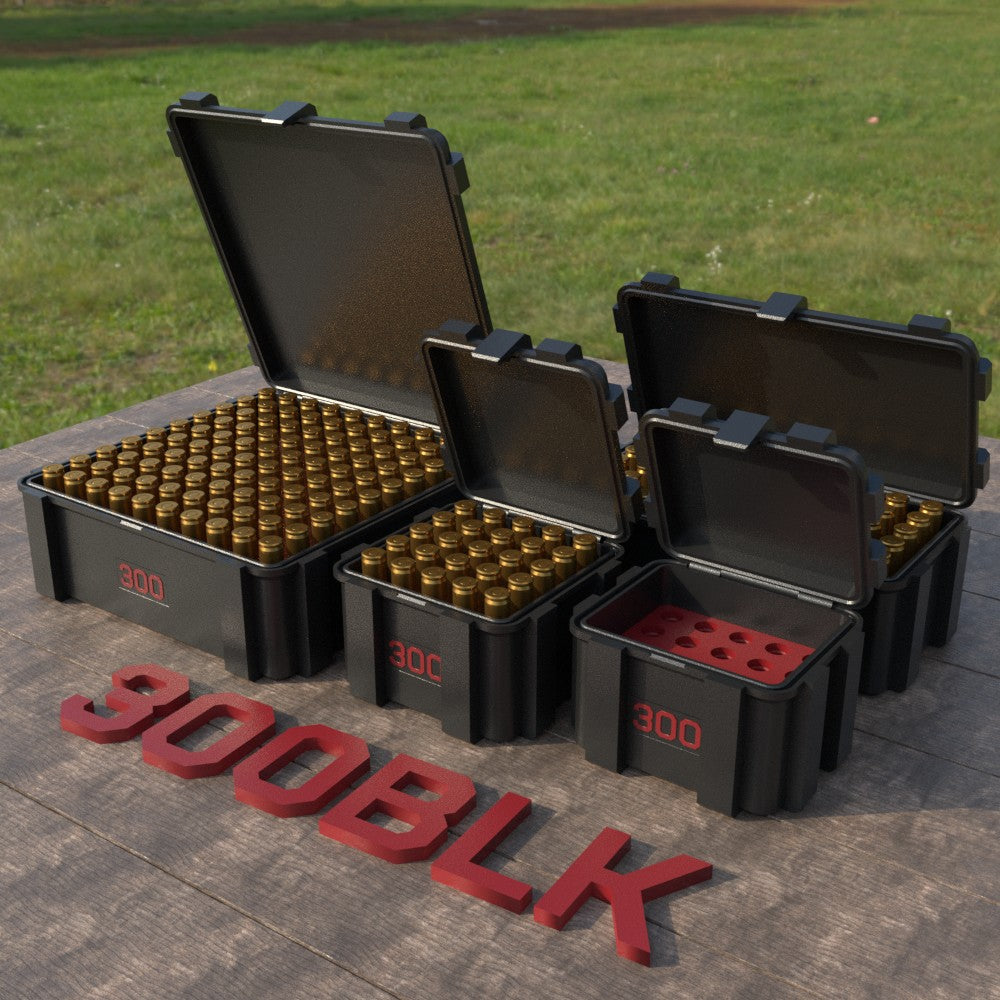 Filamelt Munitionsbox / .300 AAC Blackout / ‘Klappdeckel’  / Patronenbox, Ammo Box - 3D-Druck aus dem Westerwald