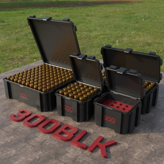 Filamelt Munitionsbox / .300 AAC Blackout / ‘Klappdeckel’  / Patronenbox, Ammo Box - 3D-Druck aus dem Westerwald