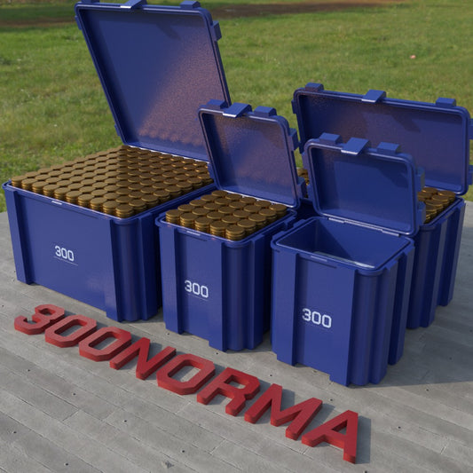 Filamelt Munitionsbox / .300 Norma Magnum / ‘Klappdeckel’  / Patronenbox, Ammo Box - 3D-Druck aus dem Westerwald