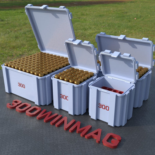 Filamelt Munitionsbox / .300 Win Mag / ‘Klappdeckel’  / Patronenbox, Ammo Box - 3D-Druck aus dem Westerwald
