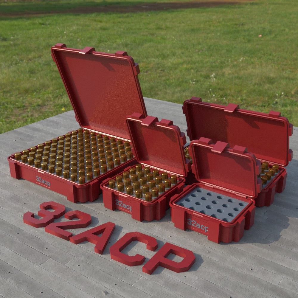 Filamelt Munitionsbox / .32 ACP / ‘Klappdeckel’  / Patronenbox, Ammo Box - 3D-Druck aus dem Westerwald