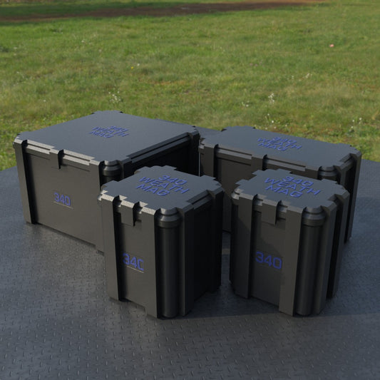 Filamelt Munitionsbox / .340 Weatherby Magnum / ‘Klappdeckel’  / Patronenbox, Ammo Box - 3D-Druck aus dem Westerwald