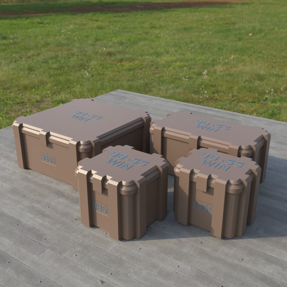 Filamelt Munitionsbox / .38-55 Winchester / ‘Klappdeckel’  / Patronenbox, Ammo Box - 3D-Druck aus dem Westerwald