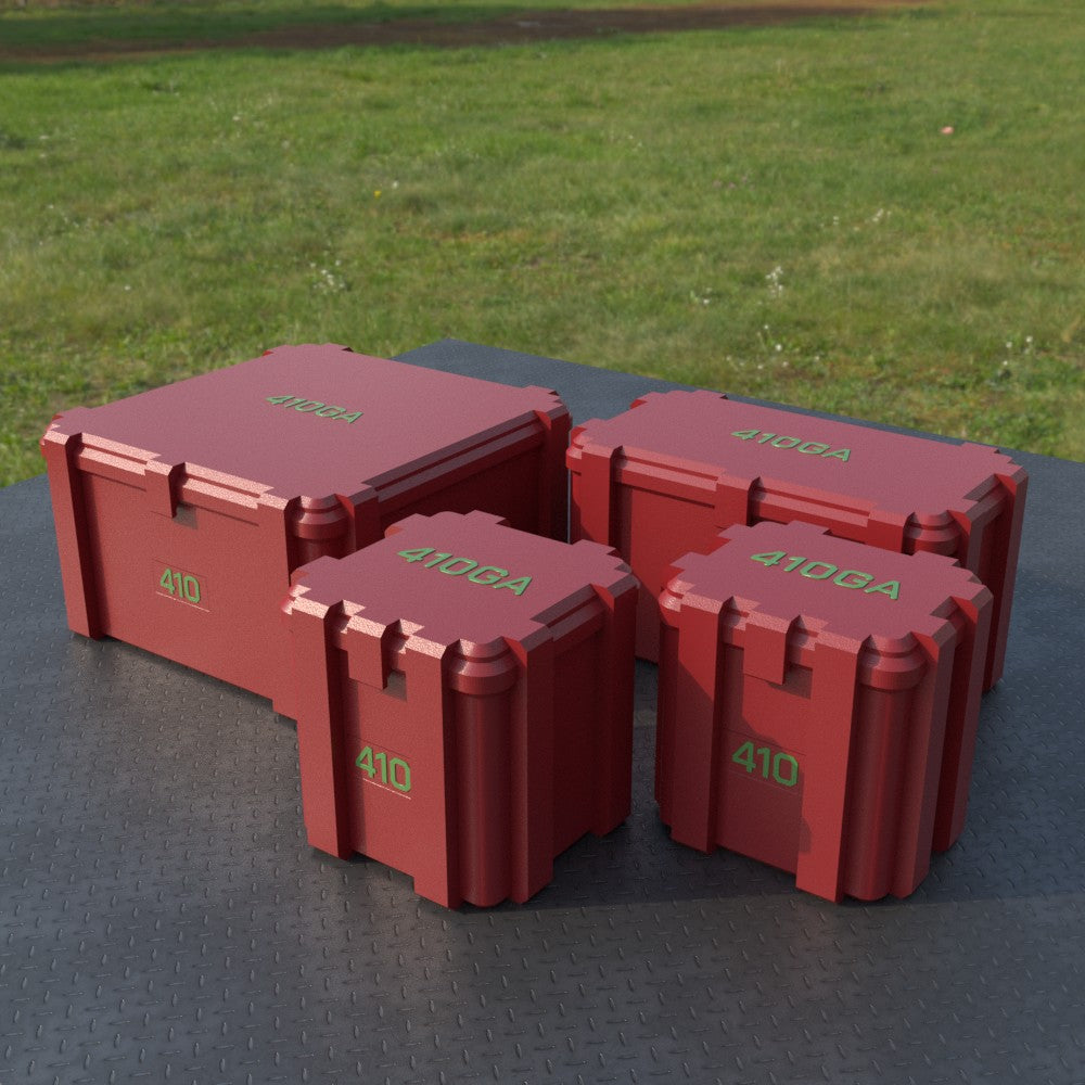 Filamelt Munitionsbox / .410 GA / ‘Klappdeckel’  / Patronenbox, Ammo Box - 3D-Druck aus dem Westerwald