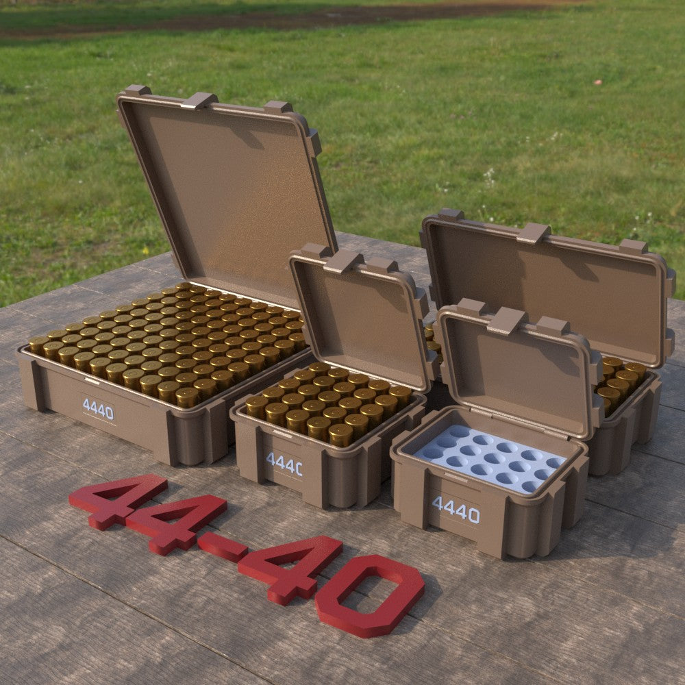 Filamelt Munitionsbox / .44-40 Winchester / ‘Klappdeckel’  / Patronenbox, Ammo Box - 3D-Druck aus dem Westerwald