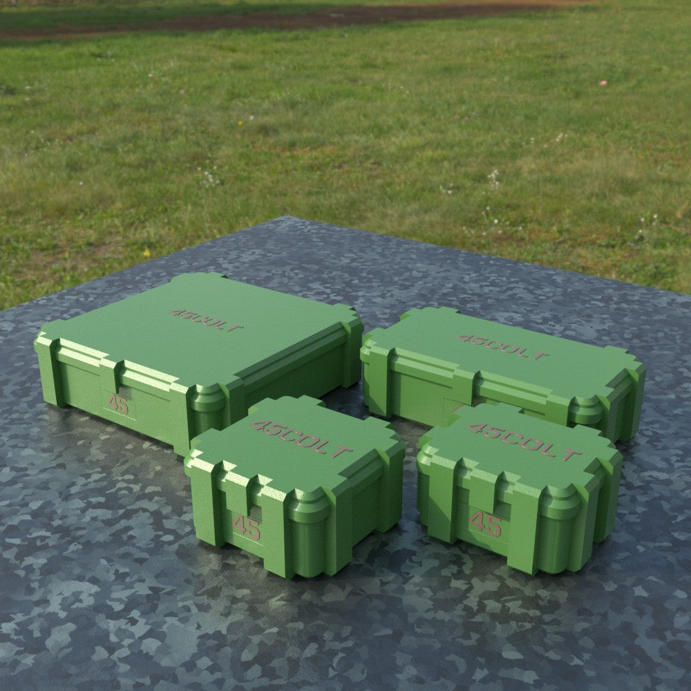 Filamelt Munitionsbox / .45 Colt / ‘Klappdeckel’  / Patronenbox, Ammo Box - 3D-Druck aus dem Westerwald