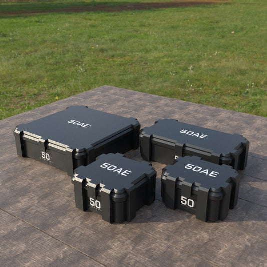 Filamelt Munitionsbox / .50 AE / ‘Klappdeckel’  / Patronenbox, Ammo Box - 3D-Druck aus dem Westerwald