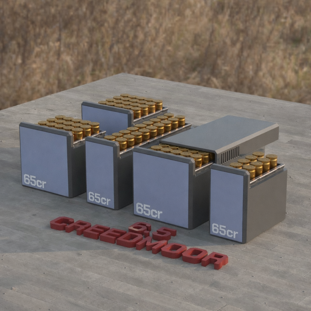 Filamelt Munitionsbox / 6.5 Creedmoor / ‘Schiebedeckel’  / Patronenbox, Ammo Box - 3D-Druck aus dem Westerwald
