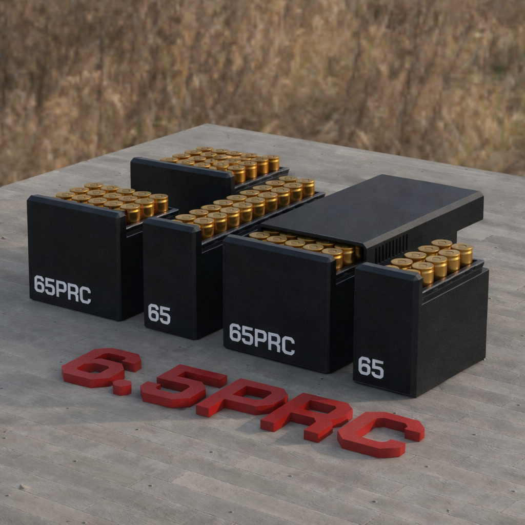 Filamelt Munitionsbox / 6.5 PRC / ‘Schiebedeckel’  / Patronenbox, Ammo Box - 3D-Druck aus dem Westerwald