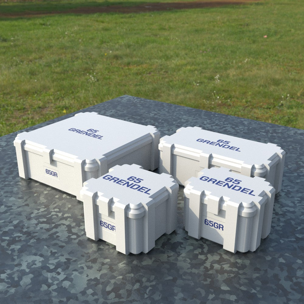 Filamelt Munitionsbox / 6.5mm Grendel / ‘Klappdeckel’  / Patronenbox, Ammo Box - 3D-Druck aus dem Westerwald