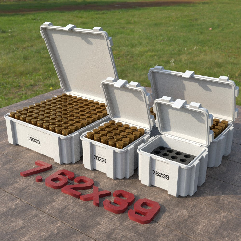 Filamelt Munitionsbox / 7.62x39 / ‘Klappdeckel’  / Patronenbox, Ammo Box - 3D-Druck aus dem Westerwald