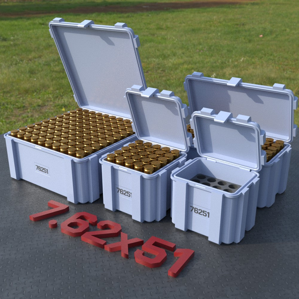 Filamelt Munitionsbox / 7.62x51 NATO / ‘Klappdeckel’  / Patronenbox, Ammo Box - 3D-Druck aus dem Westerwald