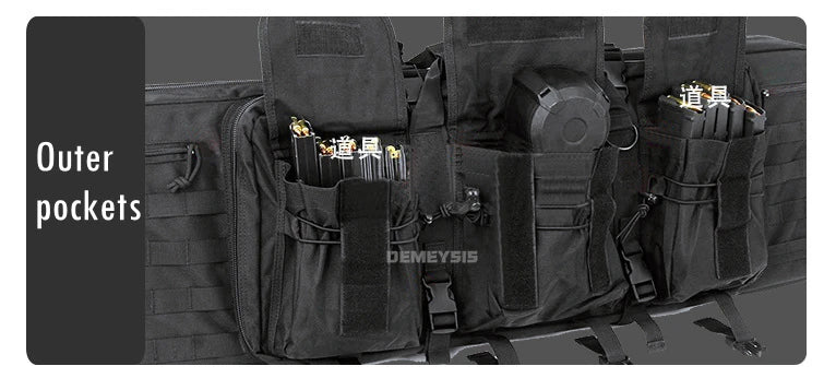 Taktische MOLLE-Waffentasche für 2 Gewehre – 600D Oxford – Rucksack & Tasche – 95 cm / 116 cm – Airsoft, Jagd, Schießsport - 3D-Druck aus dem Westerwald