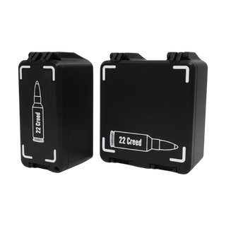 Filamelt Munitionsbox / 22 Creedmoor / 'Klapp- / Rastdeckel' / Patronenbox, Ammo Box