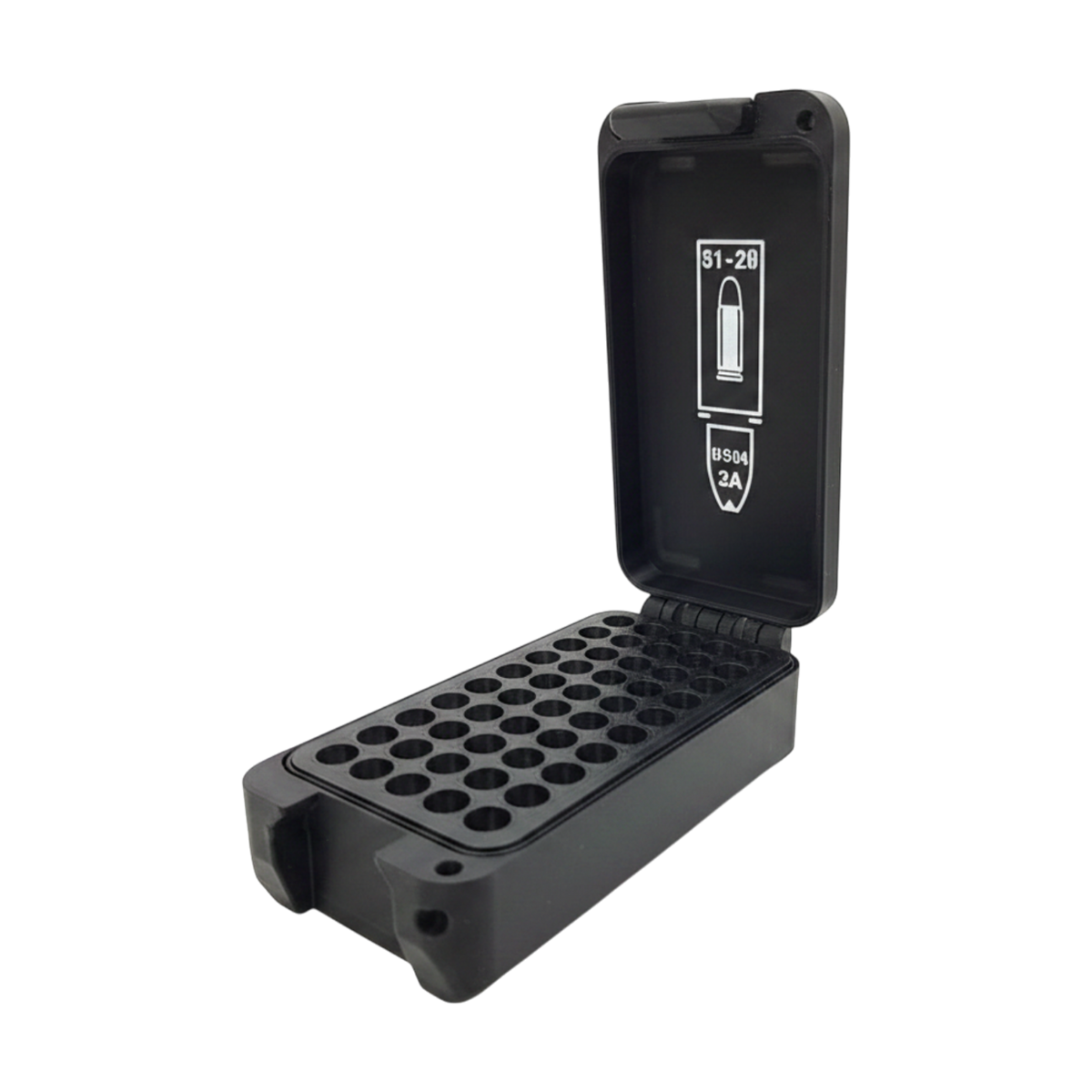 
Filamelt Munitionsbox / 22 TCM / 'Klappdeckel' / Patronenbox, Ammo Box - 3D-Druck aus dem Westerwald