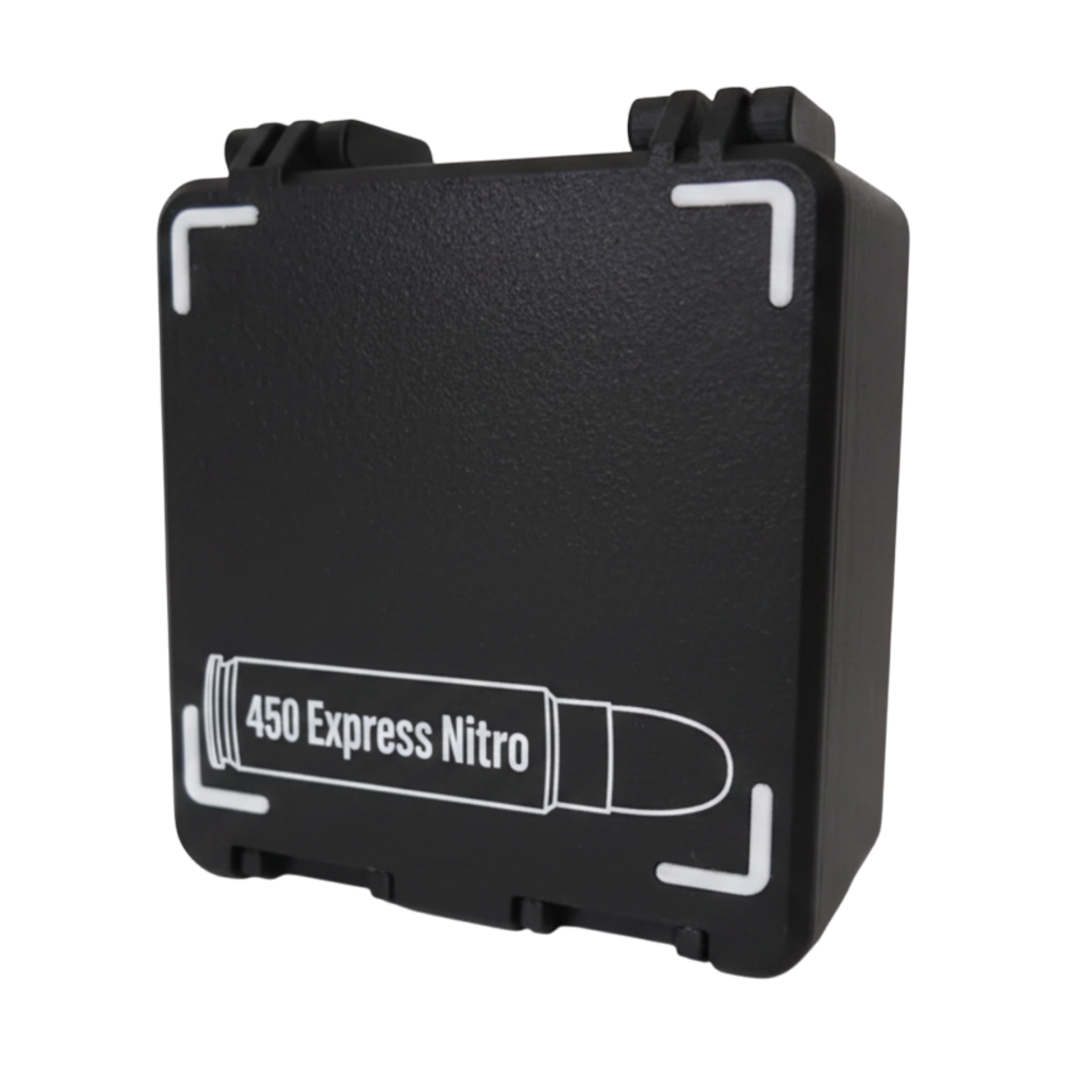 Filamelt Munitionsbox / 450 Nitro Express / 'Klappdeckel' / Patronenbox, Ammo Box - 3D-Druck aus dem Westerwald