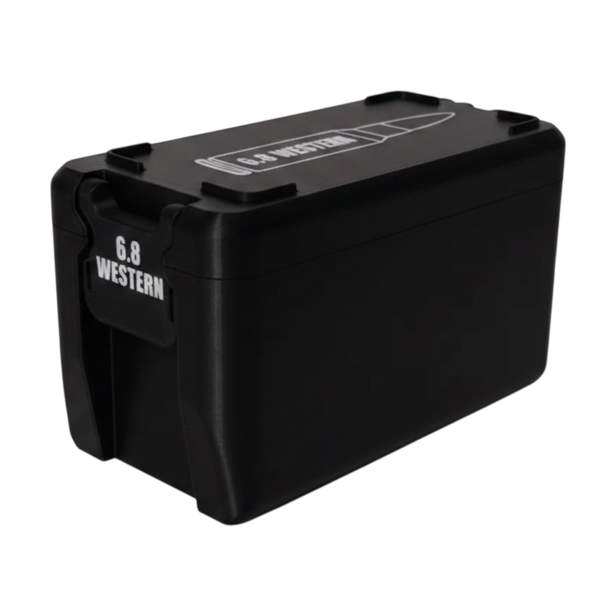 Filamelt Munitionsbox / 6.8 Western (Winchester/Browning) / 'Klappdeckel' / Patronenbox, Ammo Box - 3D-Druck aus dem Westerwald