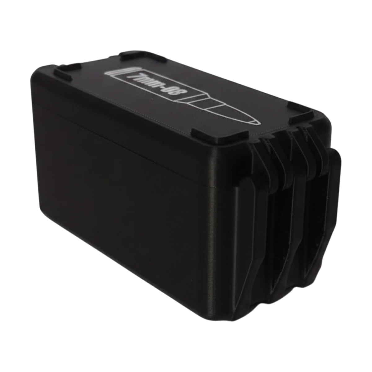 
Filamelt Munitionsbox / 7mm-08 Remington / 'Klappdeckel' / Patronenbox, Ammo Box - 3D-Druck aus dem Westerwald