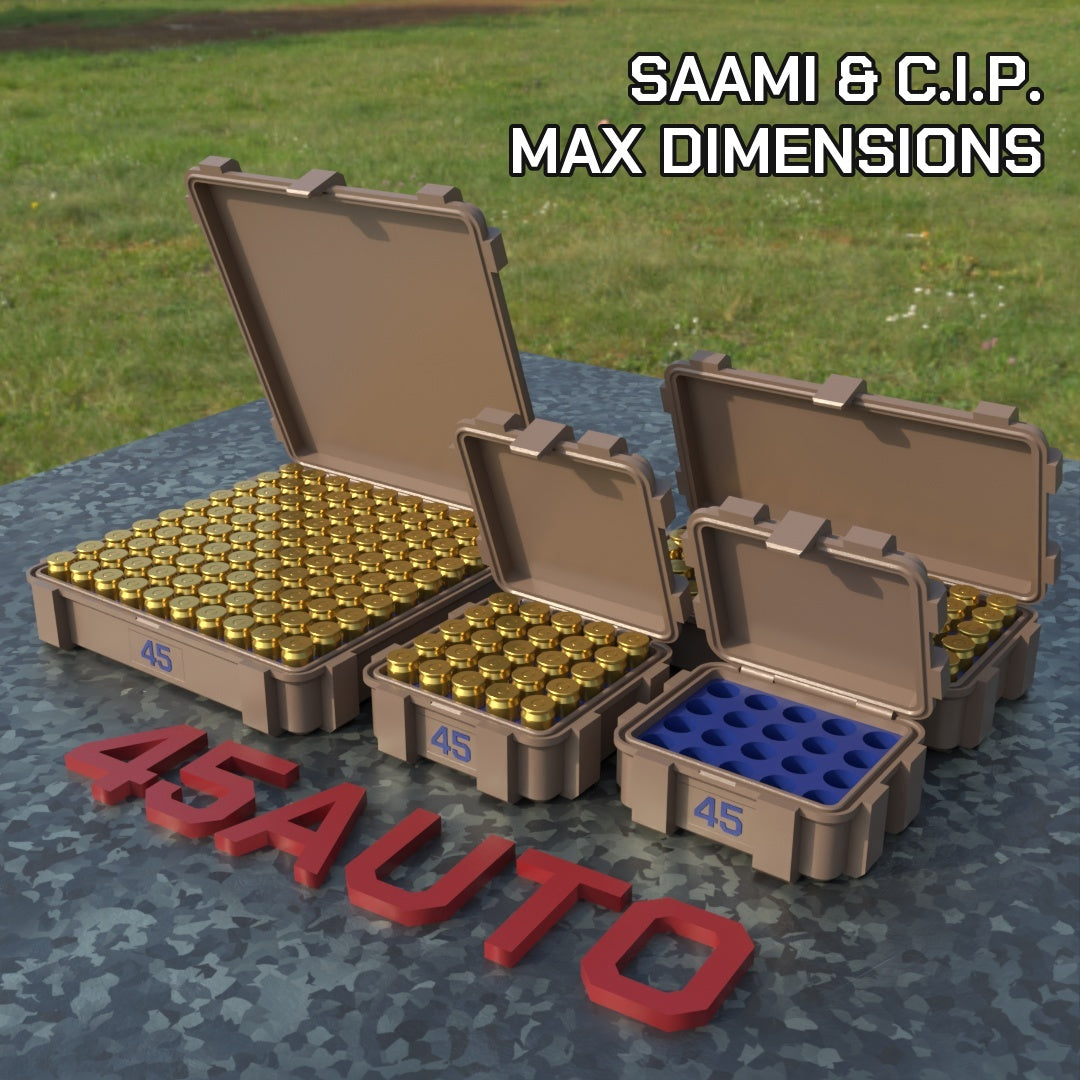 Filamelt Munitionsbox / .45 ACP / ‘Klappdeckel’  / Patronenbox, Ammo Box