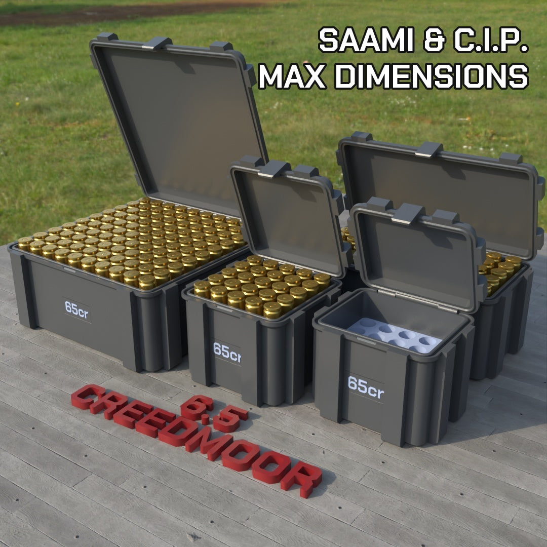 Filamelt Munitionsbox / 6.5 Creedmoor / ‘Klappdeckel’  / Patronenbox, Ammo Box